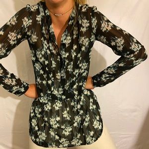 Patterned long shirt